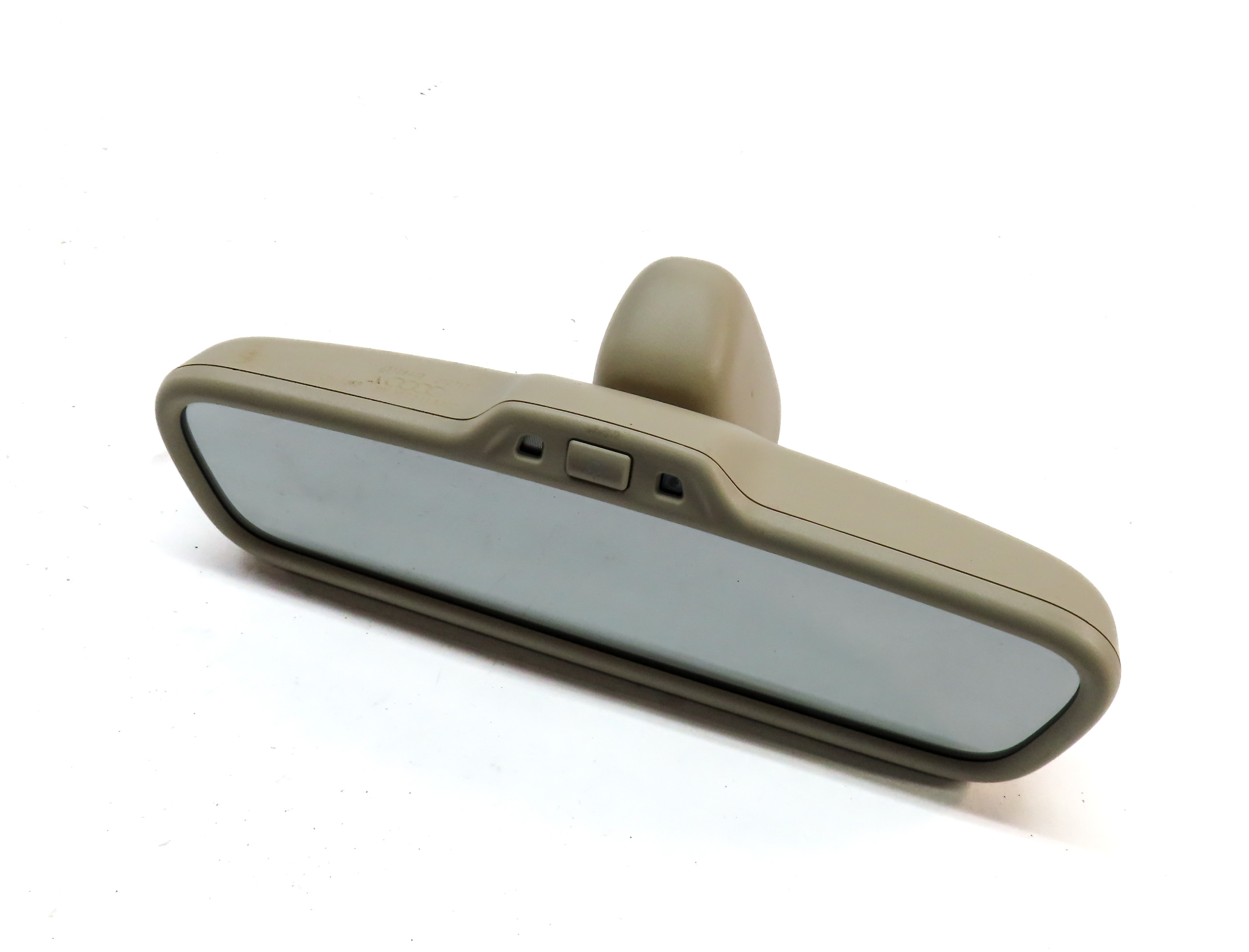 2010-2015 AUDI Q7 (4L) INTERIOR AUTODIM REAR VIEW MIRROR w/ COMPASS (Beige) — exact item pictured